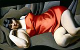 Woman in Red by Tamara de Lempicka